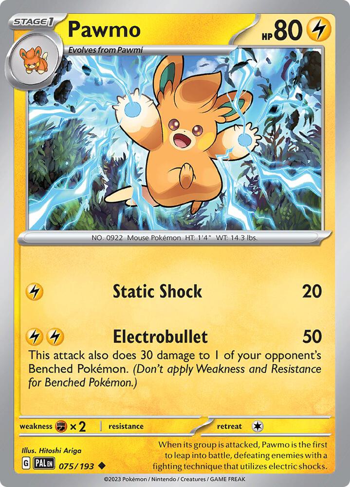 Pawmo (SV02: Paldea Evolved)