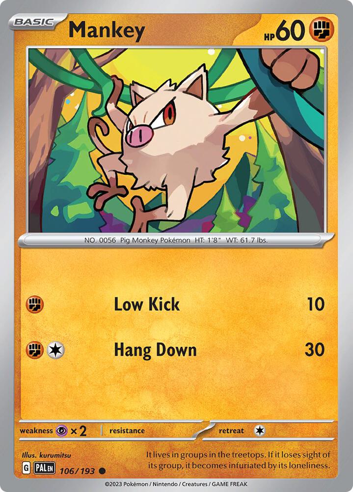 Mankey (SV02: Paldea Evolved)