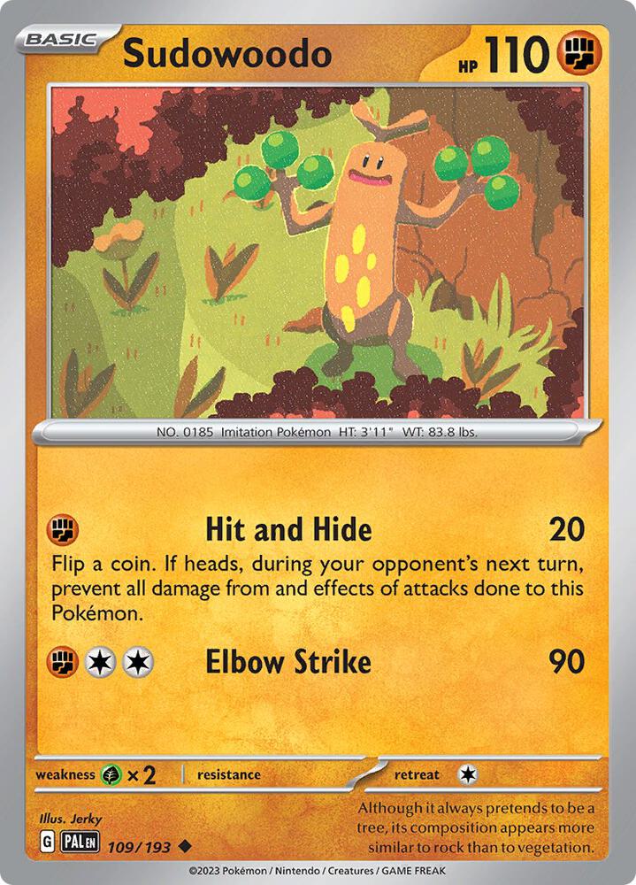 Sudowoodo (SV02: Paldea Evolved)