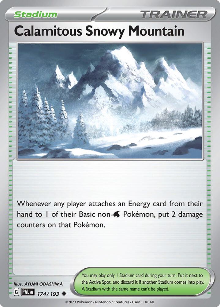 Calamitous Snowy Mountain (SV02: Paldea Evolved)