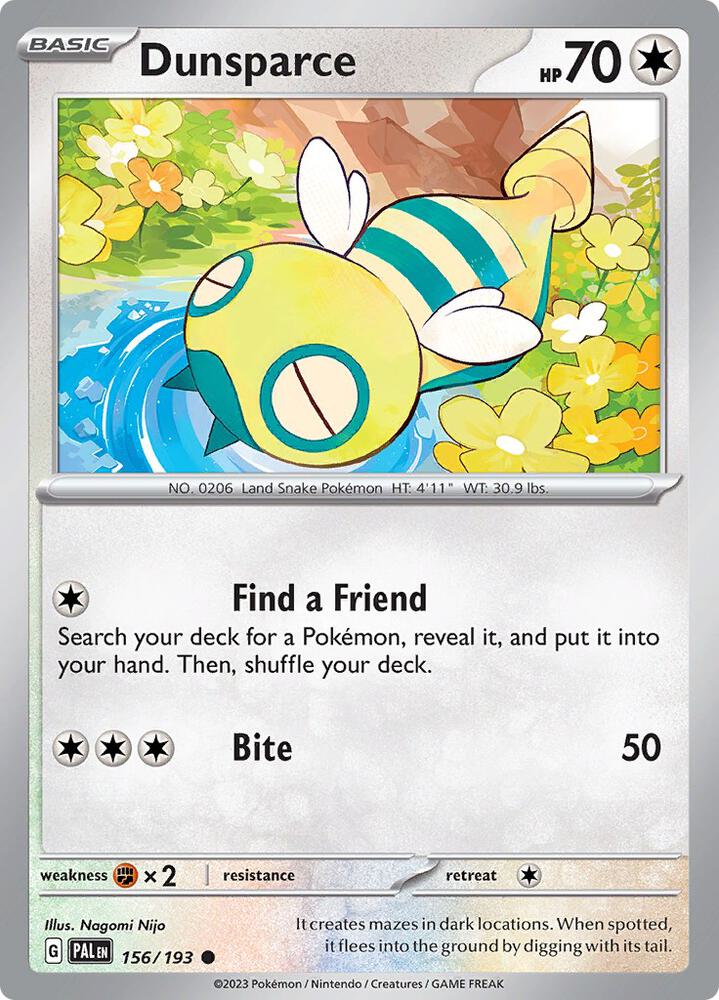 Dunsparce (SV02: Paldea Evolved)