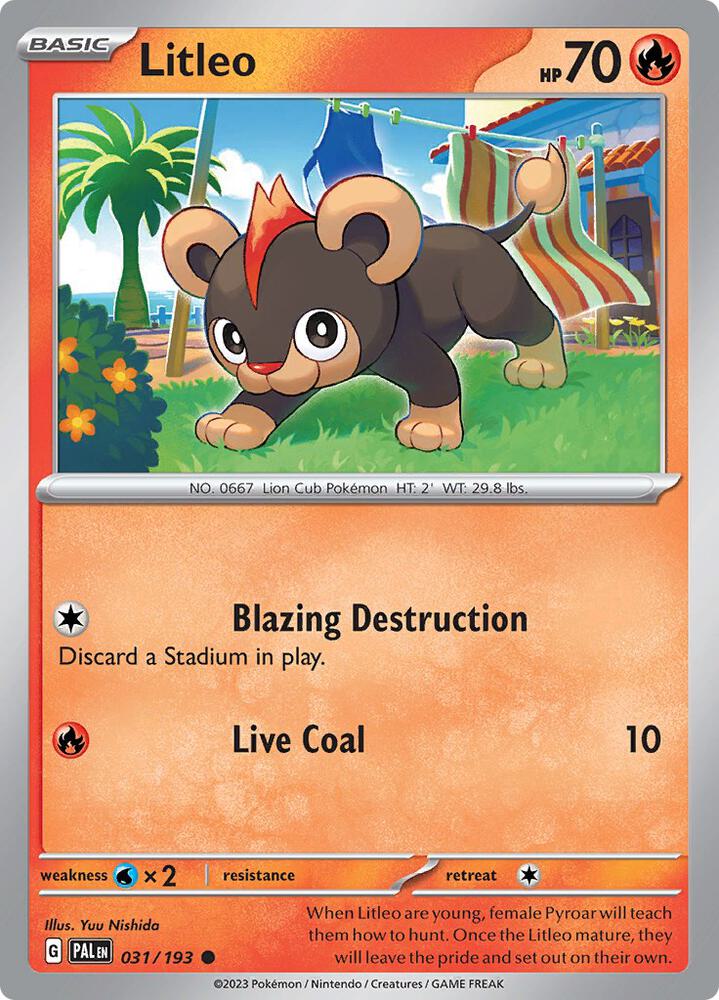Litleo (SV02: Paldea Evolved)