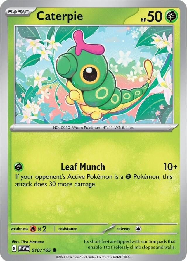 Caterpie - 010/165 (SV: Scarlet & Violet 151)