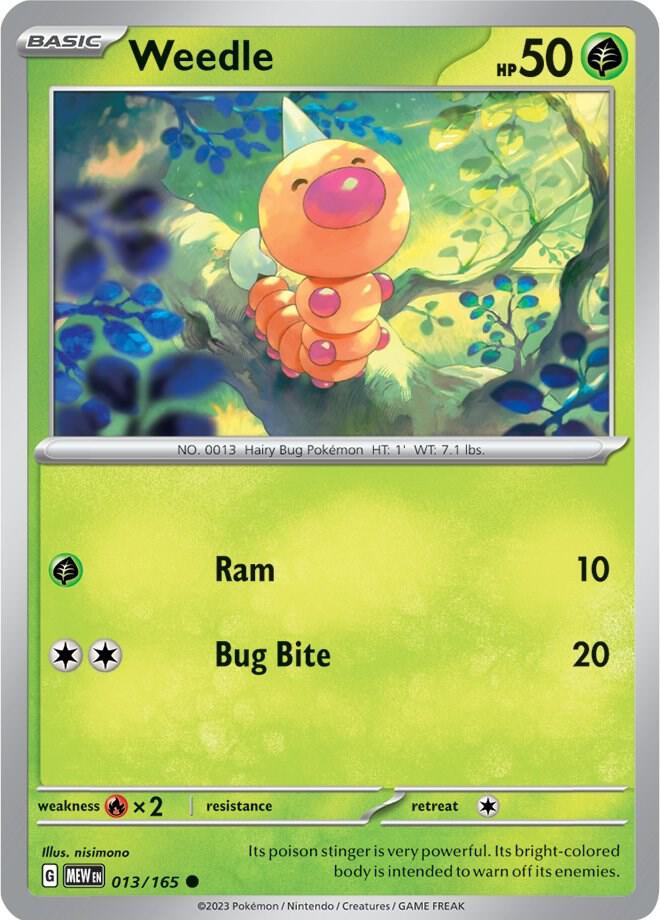 Weedle (SV: Scarlet & Violet 151)