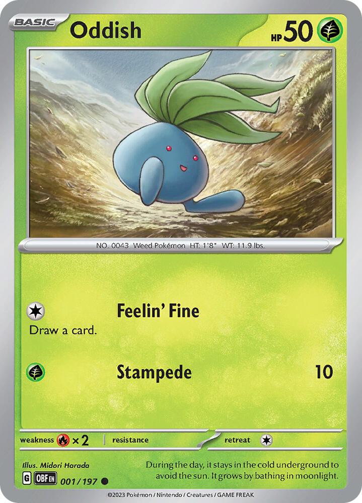 Oddish (SV03: Obsidian Flames)