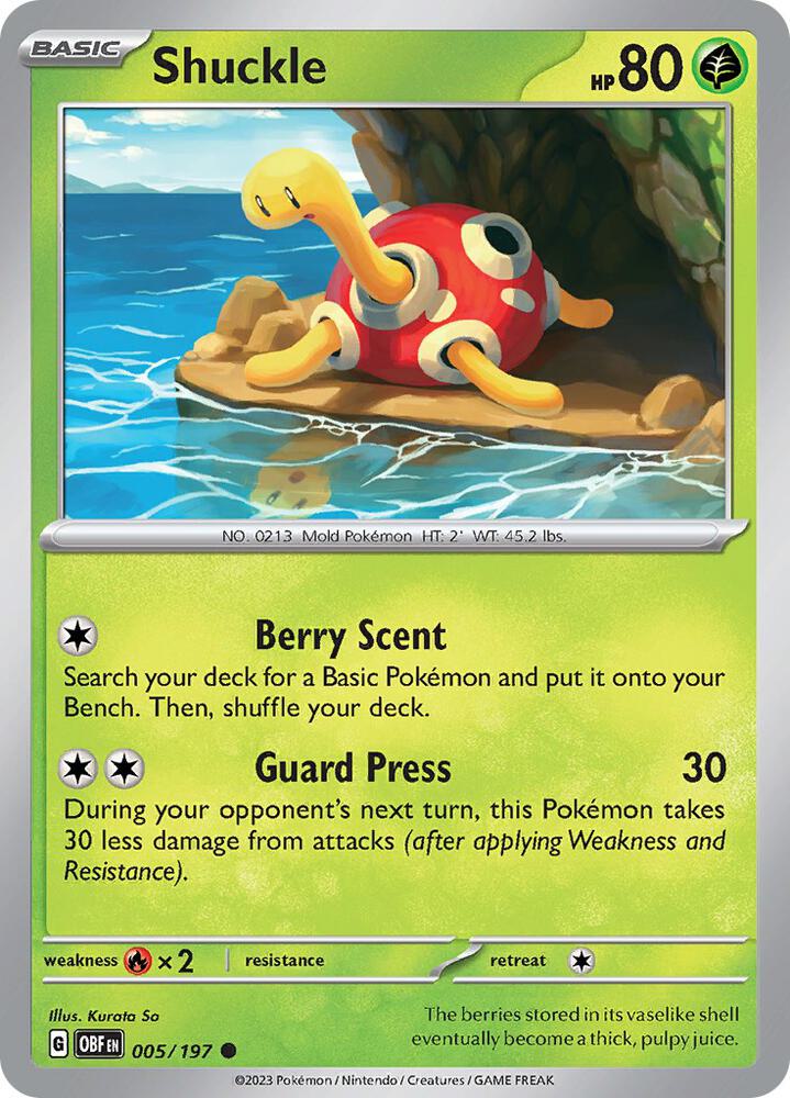 Shuckle (SV03: Obsidian Flames)