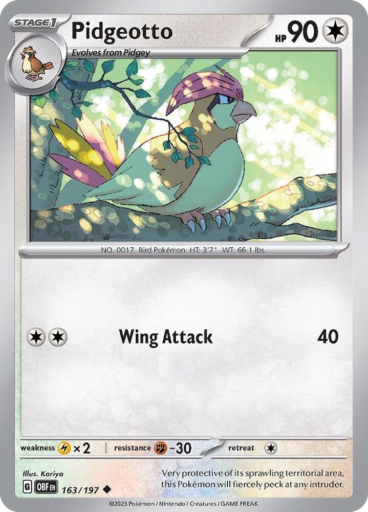Pidgeotto (SV03: Obsidian Flames)
