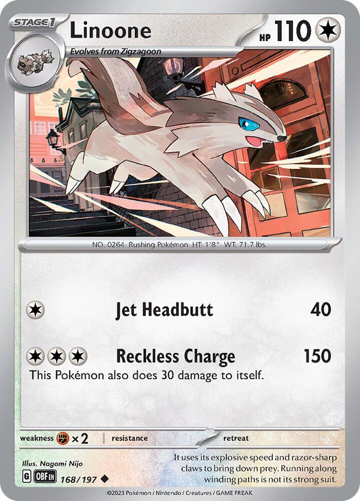Linoone (SV03: Obsidian Flames)