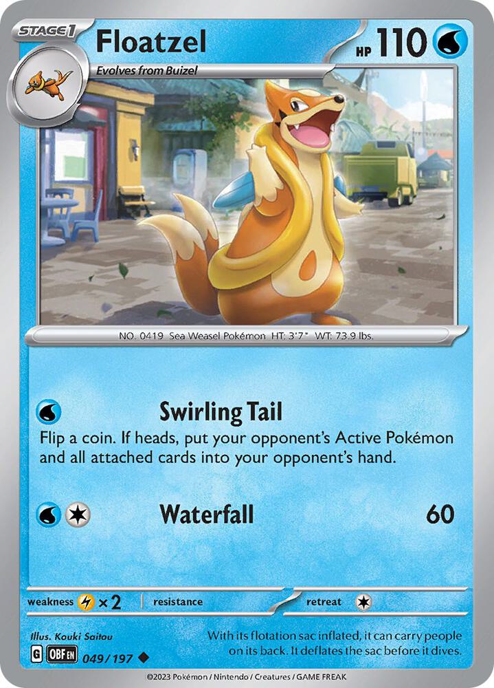 Floatzel (SV03: Obsidian Flames)