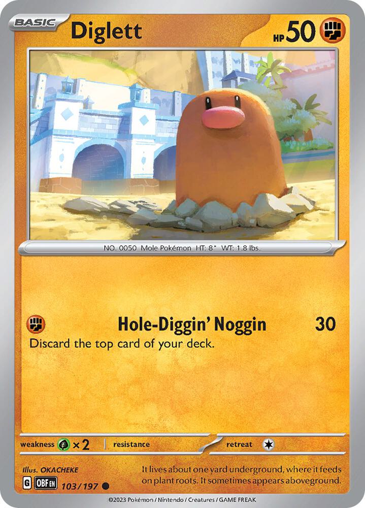 Diglett (SV03: Obsidian Flames)