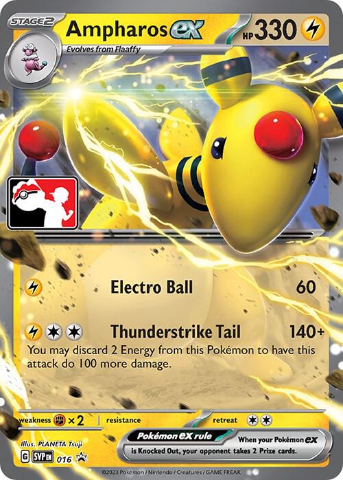 Ampharos ex - 016 (Prize Pack Series Cards)