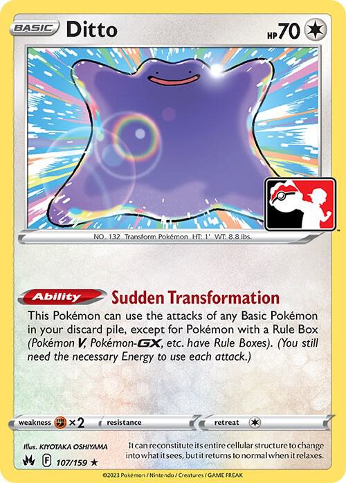 Ditto - 107/159 (Prize Pack Series Cards)
