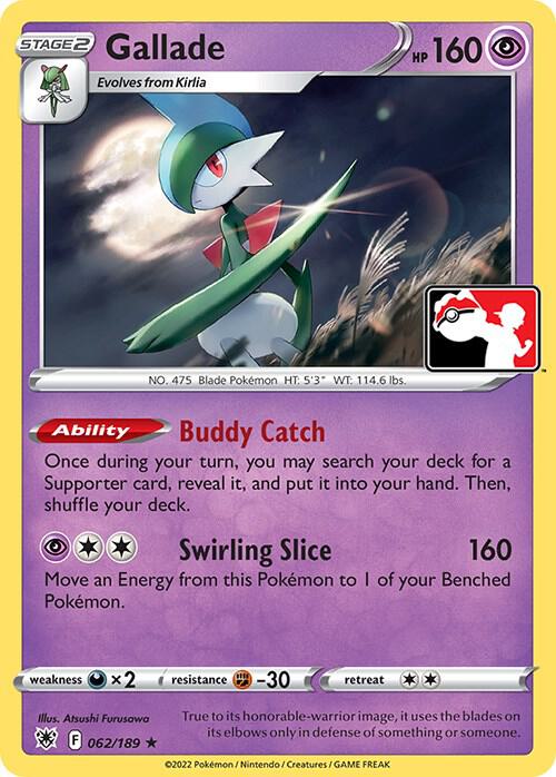 Gallade - 062/189 (Prize Pack Series Cards)