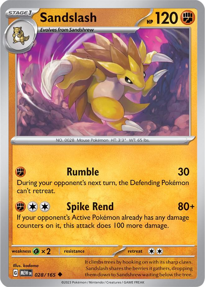Sandslash (SV: Scarlet & Violet 151)