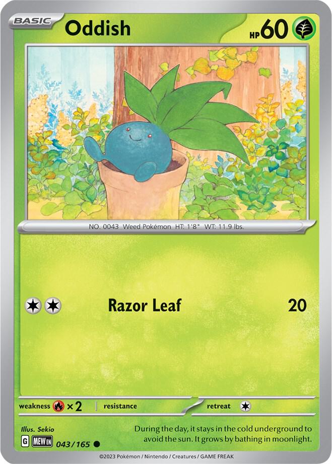 Oddish (SV: Scarlet & Violet 151)