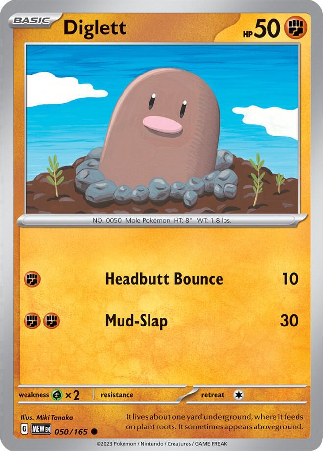 Diglett (SV: Scarlet & Violet 151)