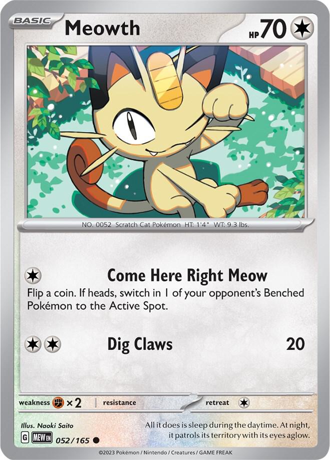 Meowth (SV: Scarlet & Violet 151)