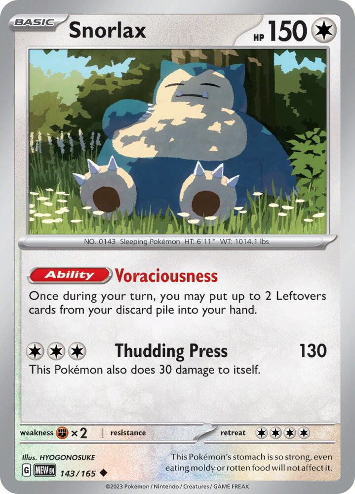 Snorlax (SV: Scarlet & Violet 151)