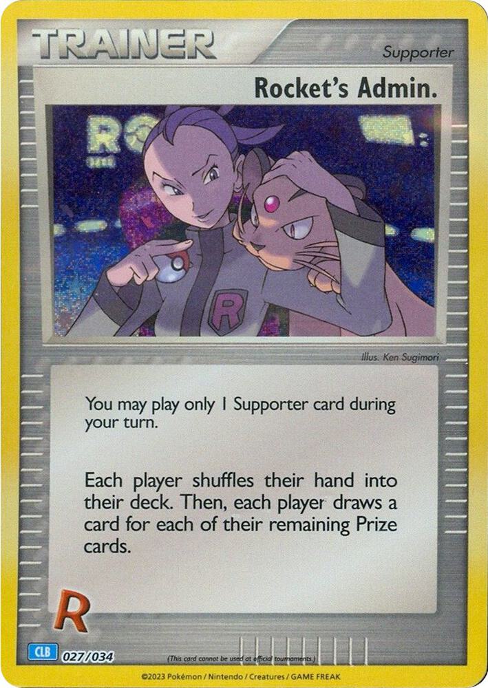 Rocket's Admin. (CLB) (Trading Card Game Classic)