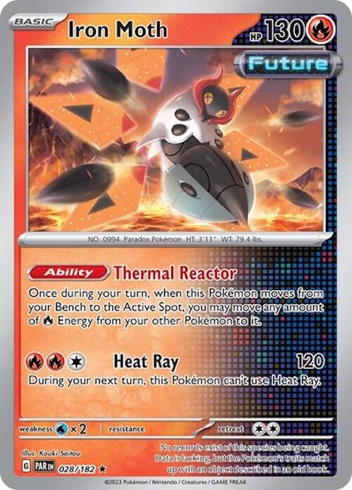 Iron Moth - 028/182 (Non-Holo) (Deck Exclusives)