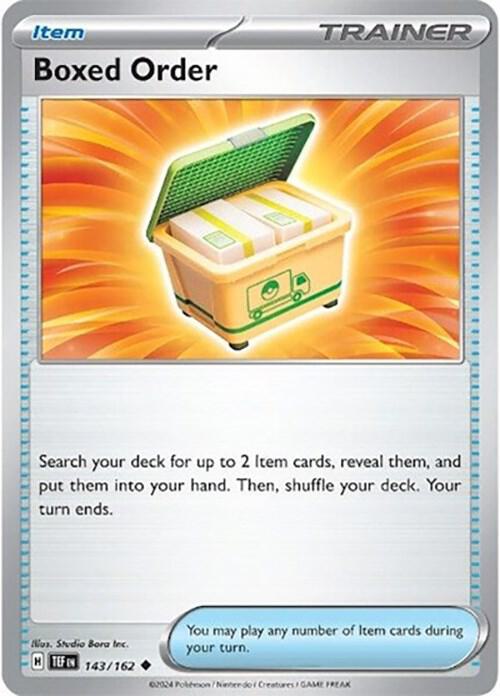 Boxed Order (SV05: Temporal Forces)