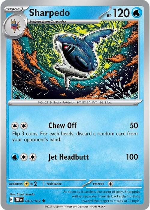 Sharpedo (SV05: Temporal Forces)