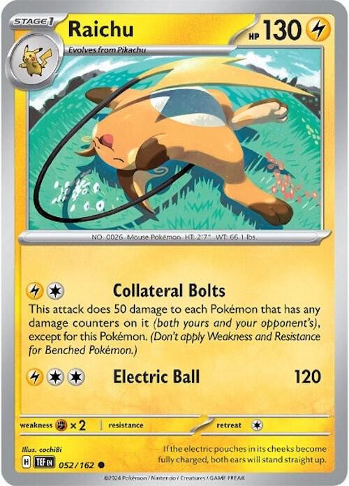 Raichu (SV05: Temporal Forces)