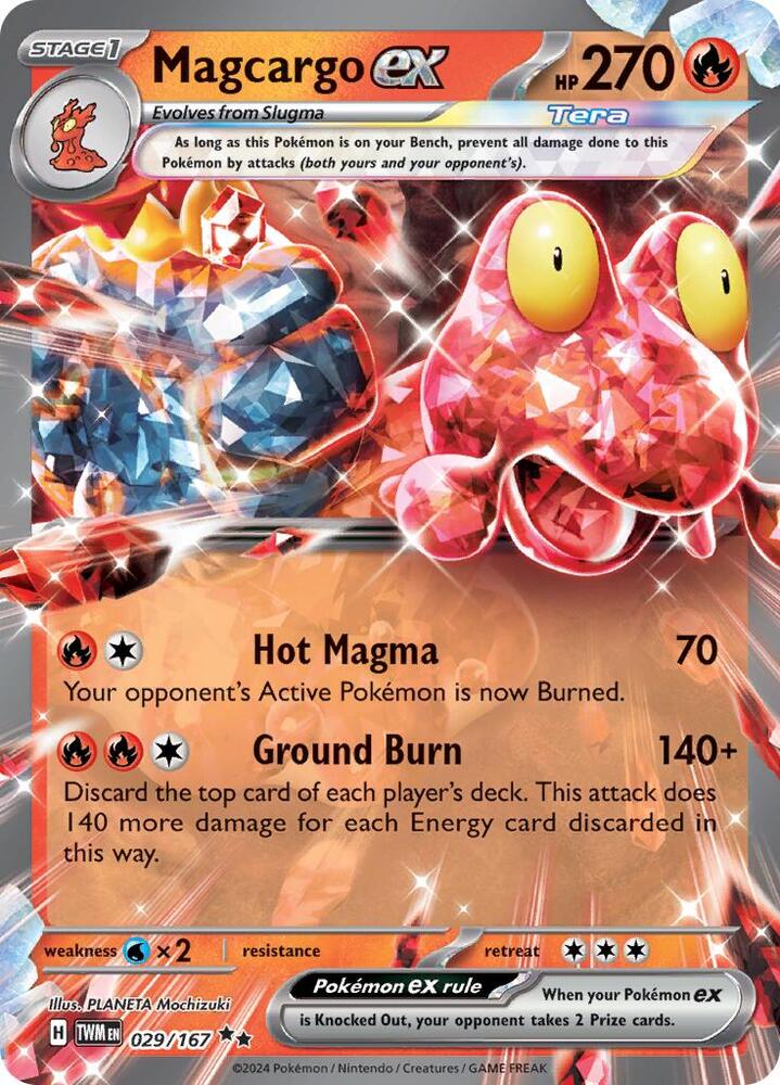 Magcargo ex - 029/167 (SV06: Twilight Masquerade)