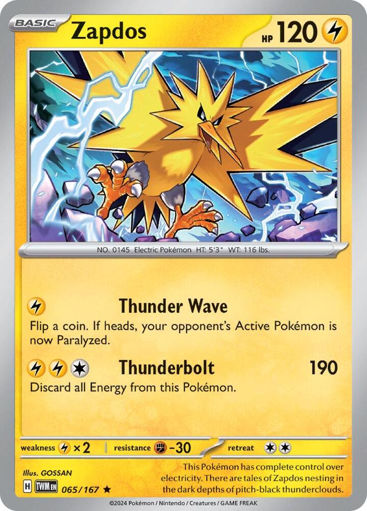 Zapdos (SV06: Twilight Masquerade)