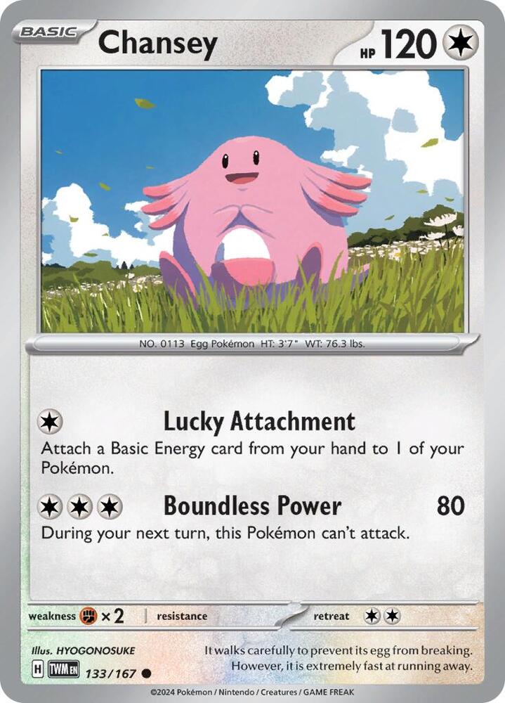 Chansey - 133/167 (SV06: Twilight Masquerade)