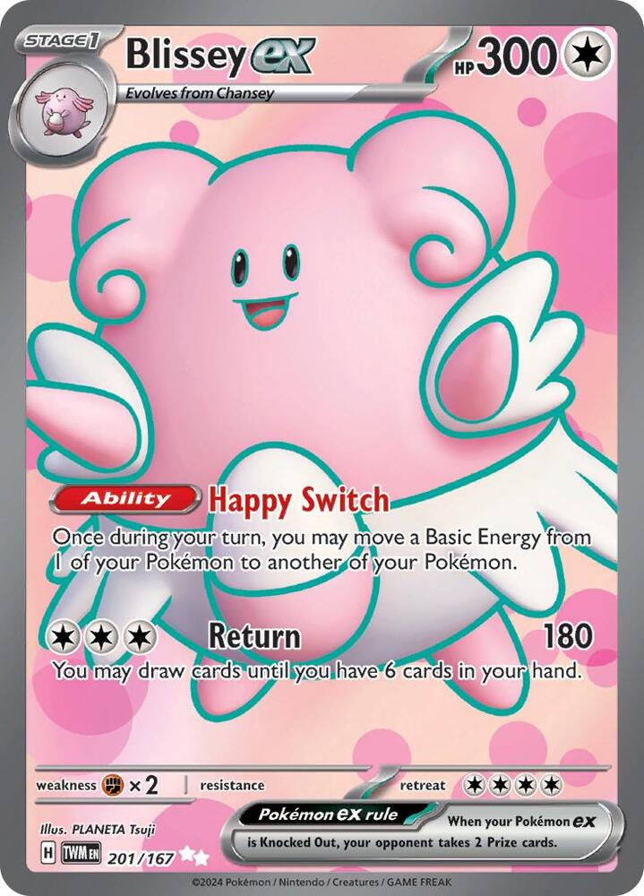 Blissey ex - 201/167 (SV06: Twilight Masquerade)