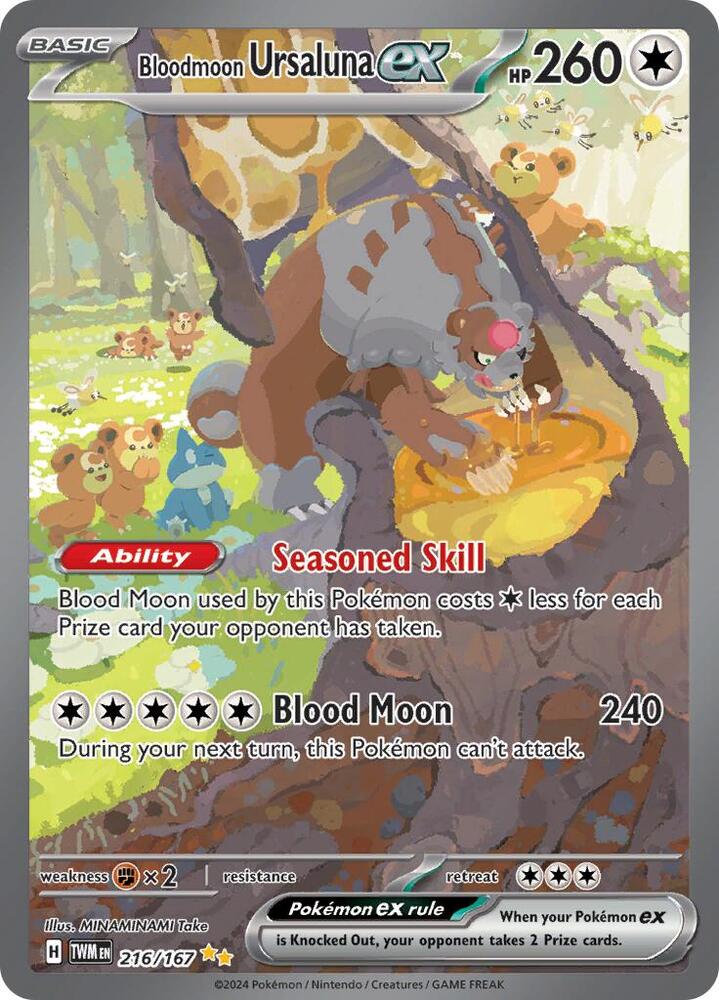 Bloodmoon Ursaluna ex - 216/167 (SV06: Twilight Masquerade)