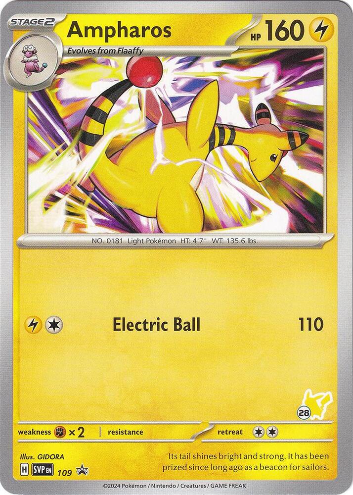 Ampharos - Pikachu 28 (Battle Academy 2024)