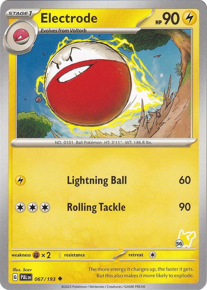 Electrode - Pikachu 56 (Battle Academy 2024)