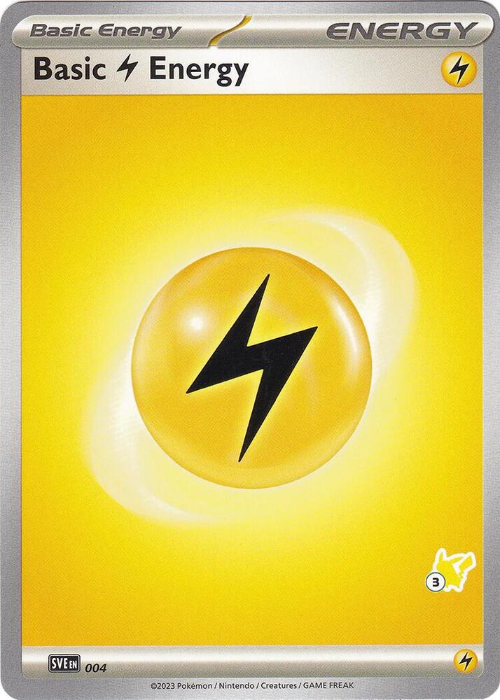 Basic Lightning Energy - Pikachu 3 (Battle Academy 2024)
