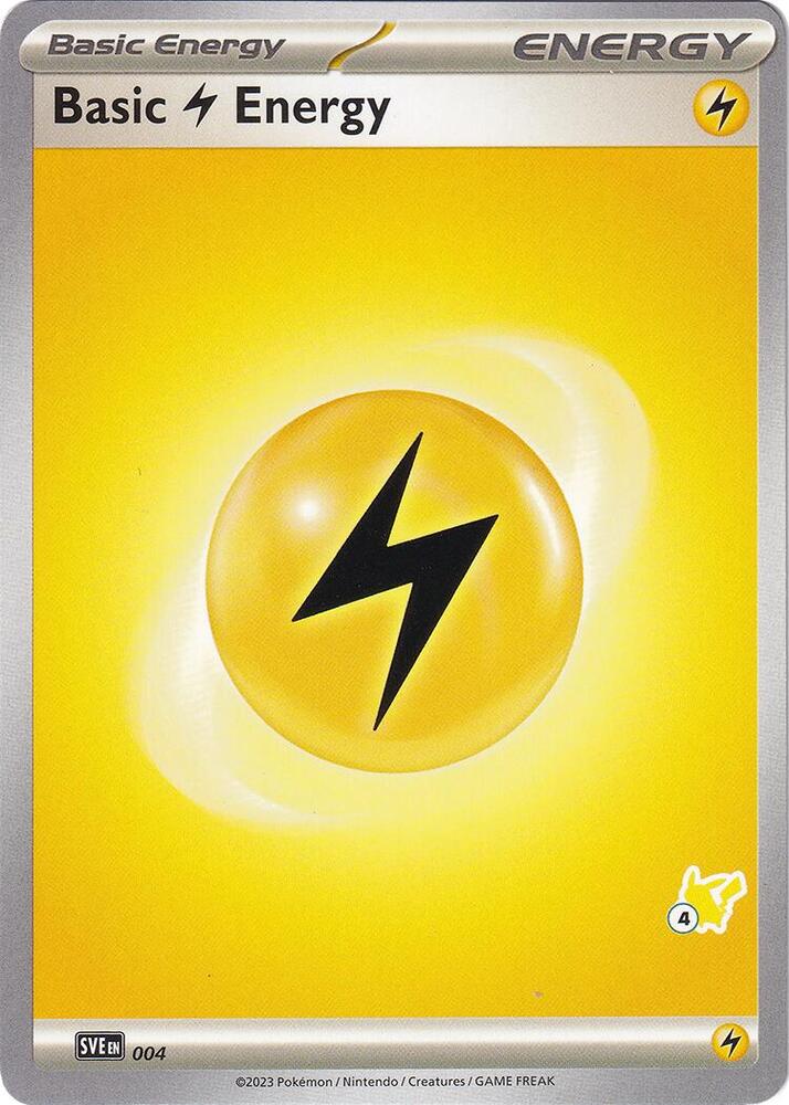 Basic Lightning Energy - Pikachu 4 (Battle Academy 2024)