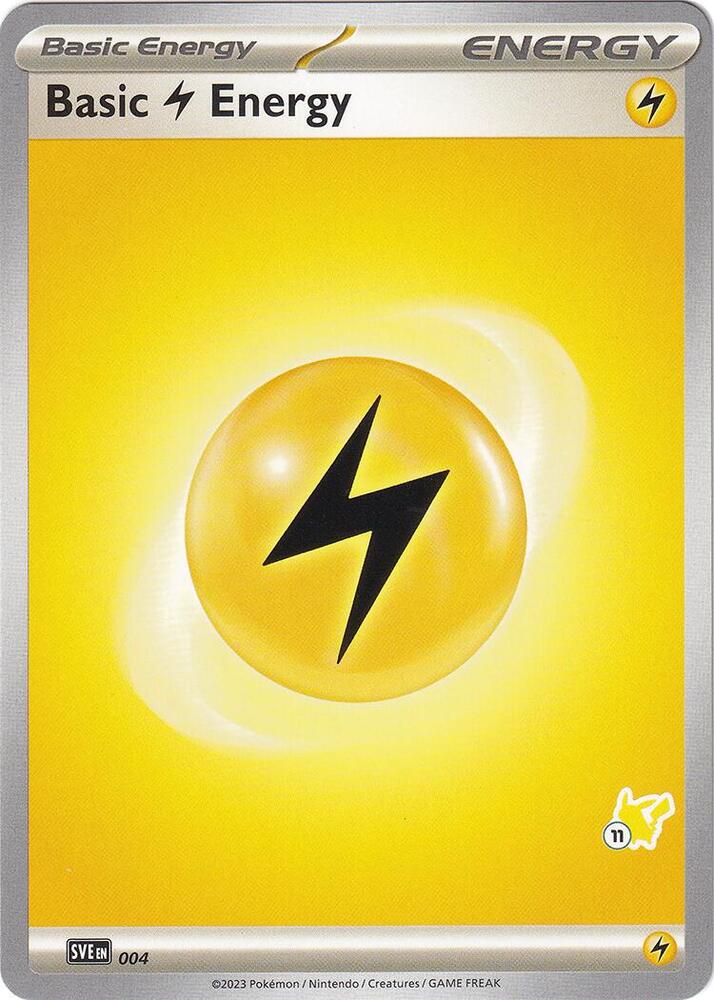 Basic Lightning Energy - Pikachu 11 (Battle Academy 2024)