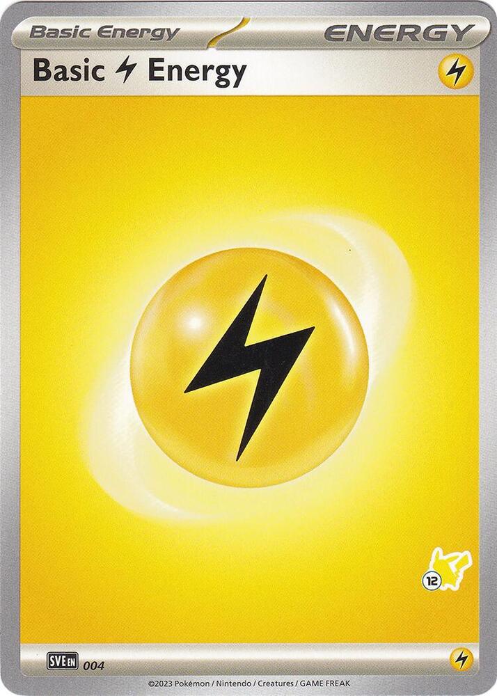Basic Lightning Energy - Pikachu 12 (Battle Academy 2024)