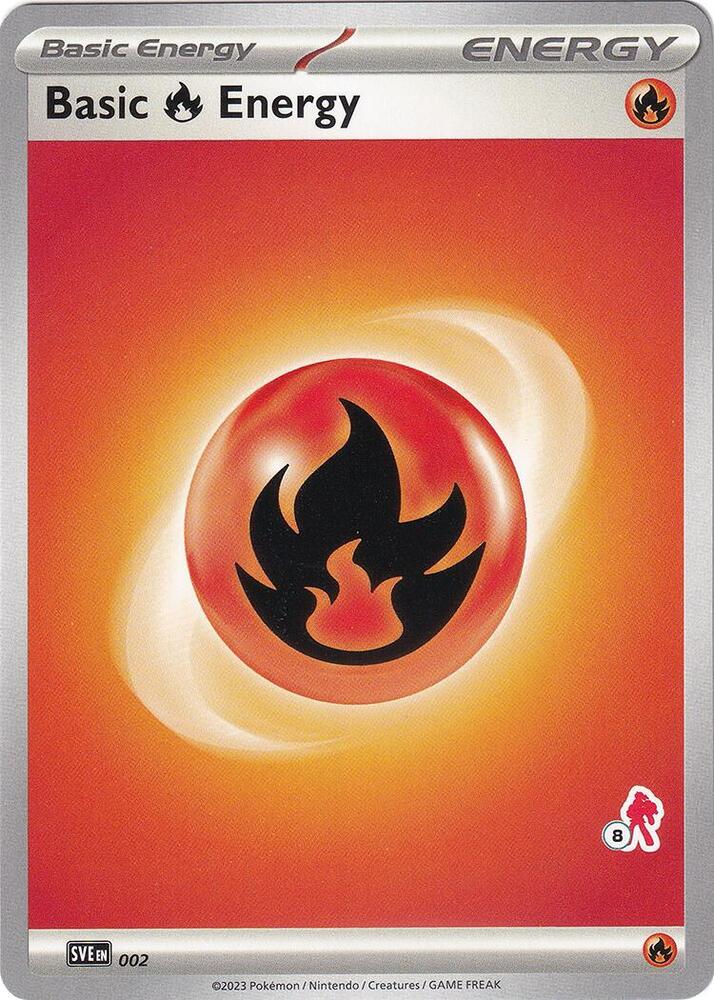 Basic Fire Energy - Armarouge 8 (Battle Academy 2024)