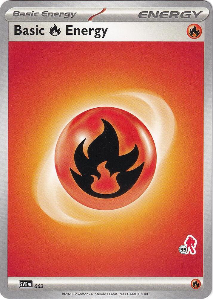 Basic Fire Energy - Armarouge 35 (Battle Academy 2024)