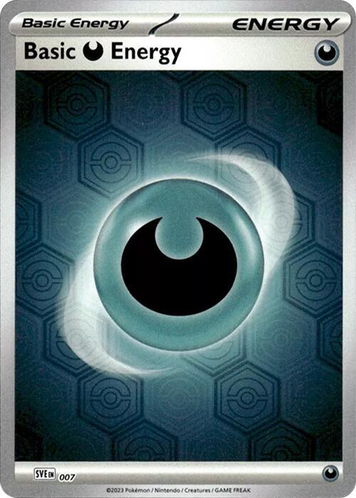 Basic Darkness Energy (Reverse Holofoil) (SV: Shrouded Fable)