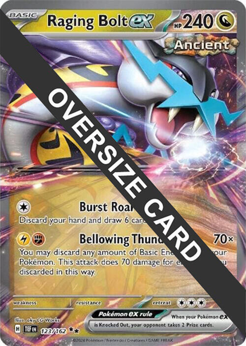 Raging Bolt ex - 123/162 (Jumbo Cards)