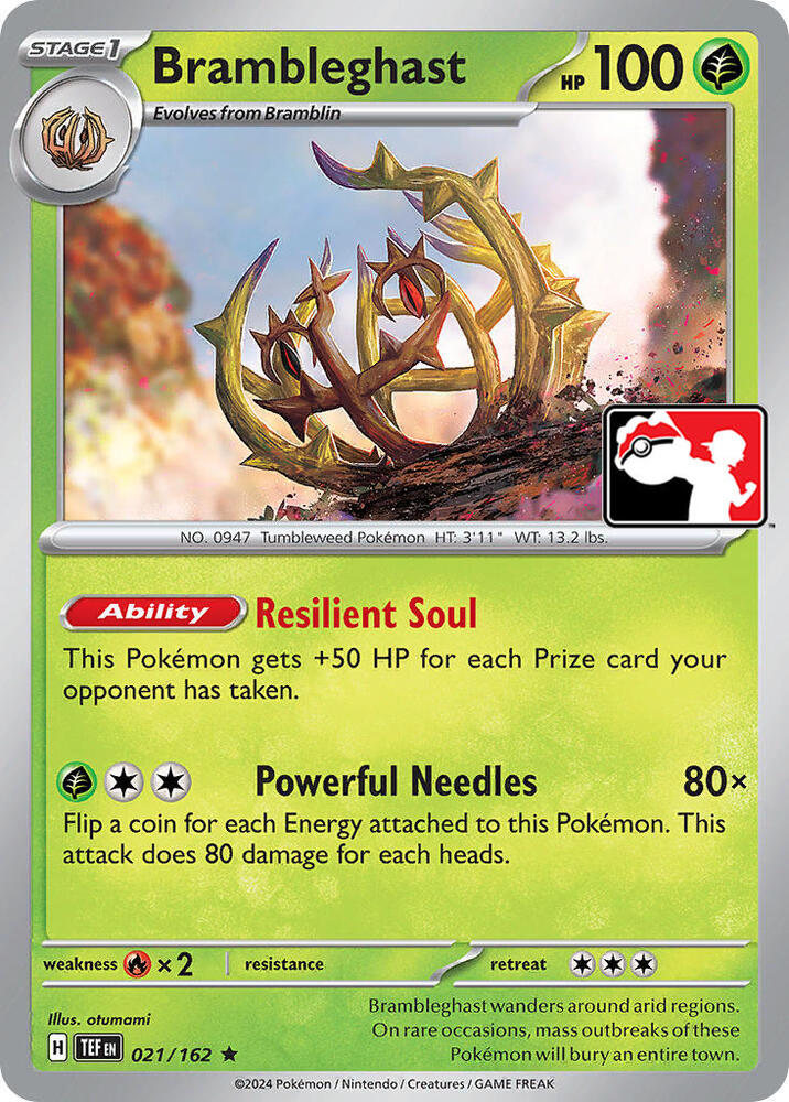 Brambleghast - 021/162 (Prize Pack Series Cards)