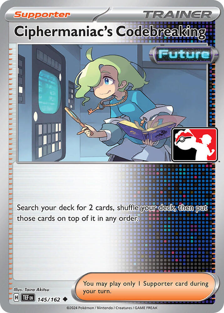 Ciphermaniac's Codebreaking - 145/162 (Prize Pack Series Cards)