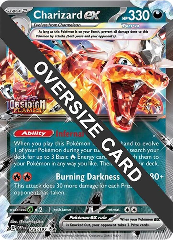 Charizard ex - 125/197 (Jumbo Cards)