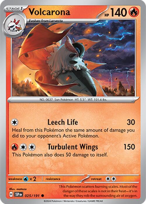Volcarona (SV08: Surging Sparks)