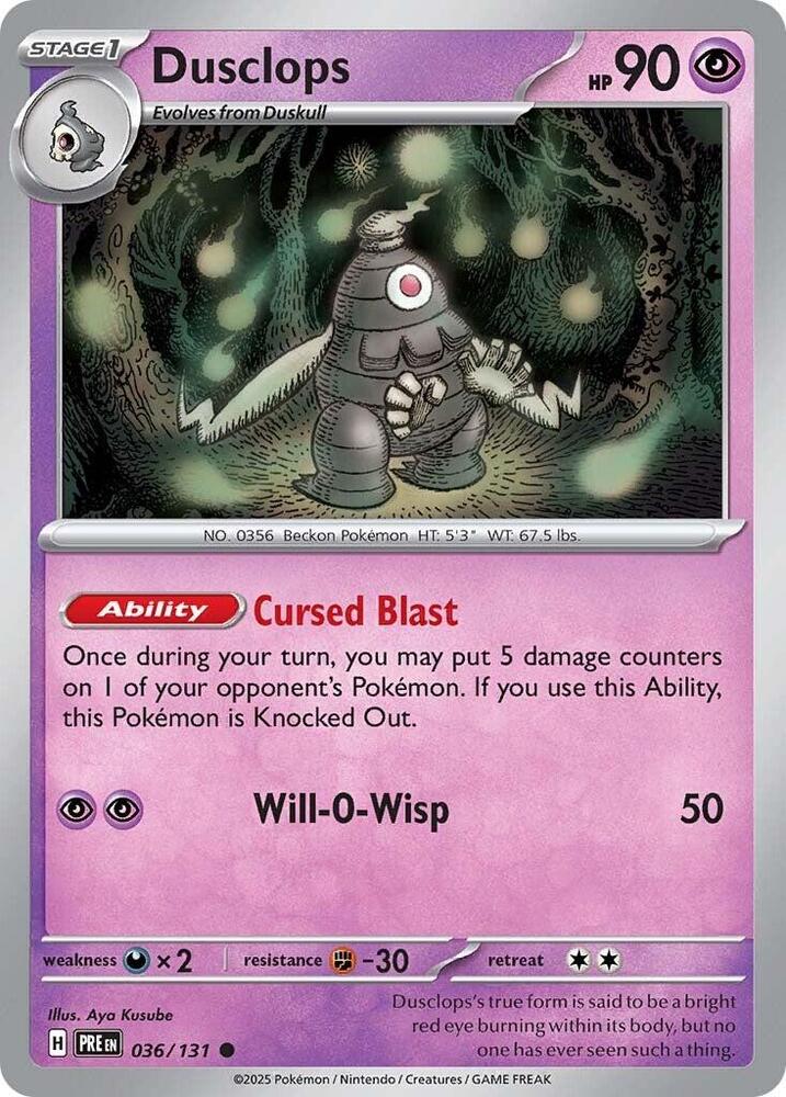 Dusclops (SV: Prismatic Evolutions)