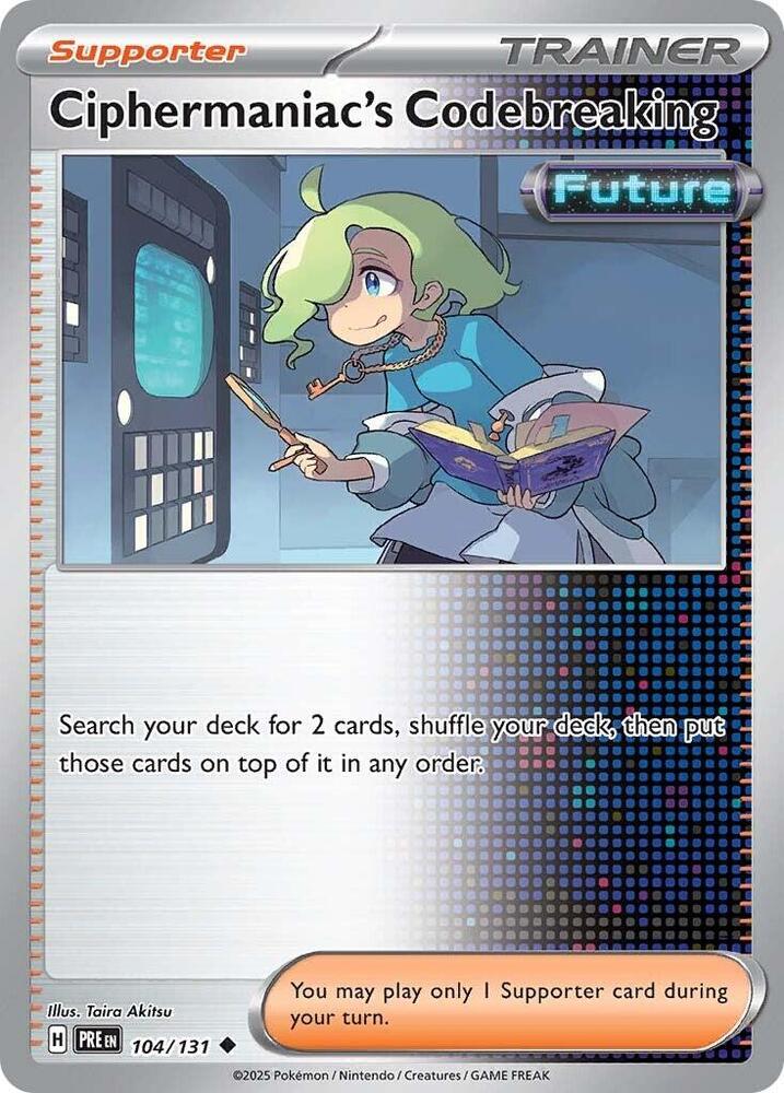 Ciphermaniac's Codebreaking (SV: Prismatic Evolutions)
