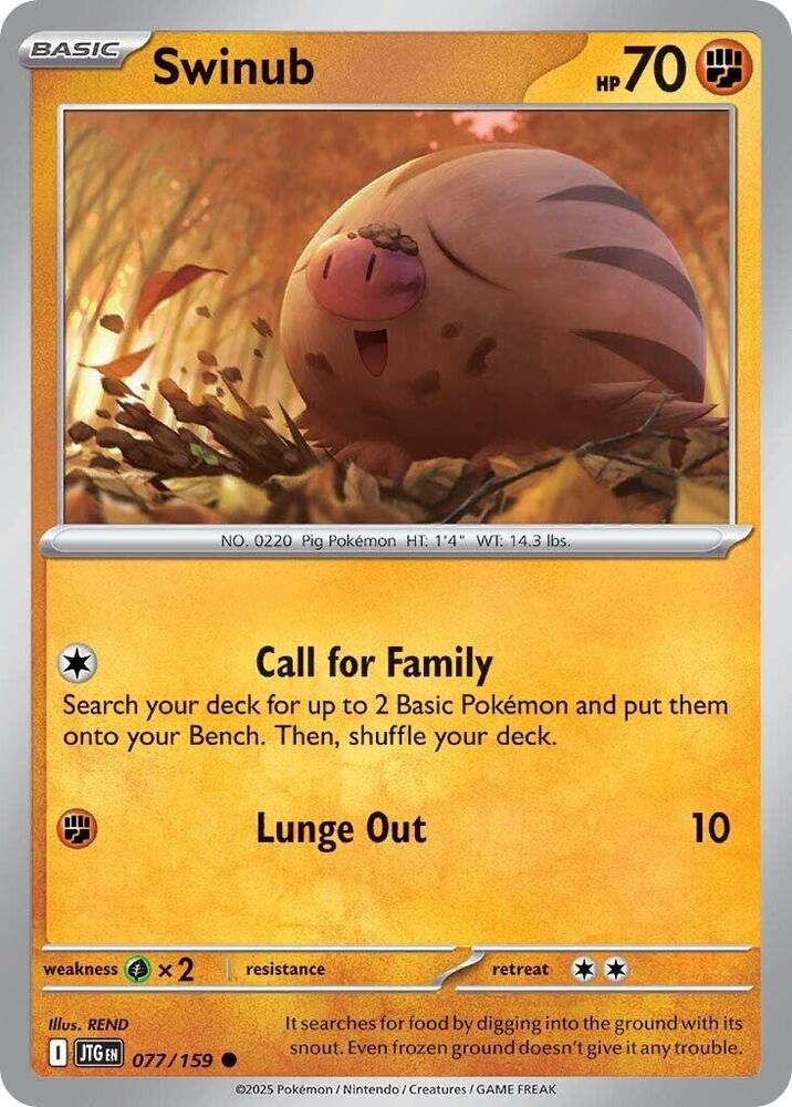 Swinub - 077/159 (SV09: Journey Together)