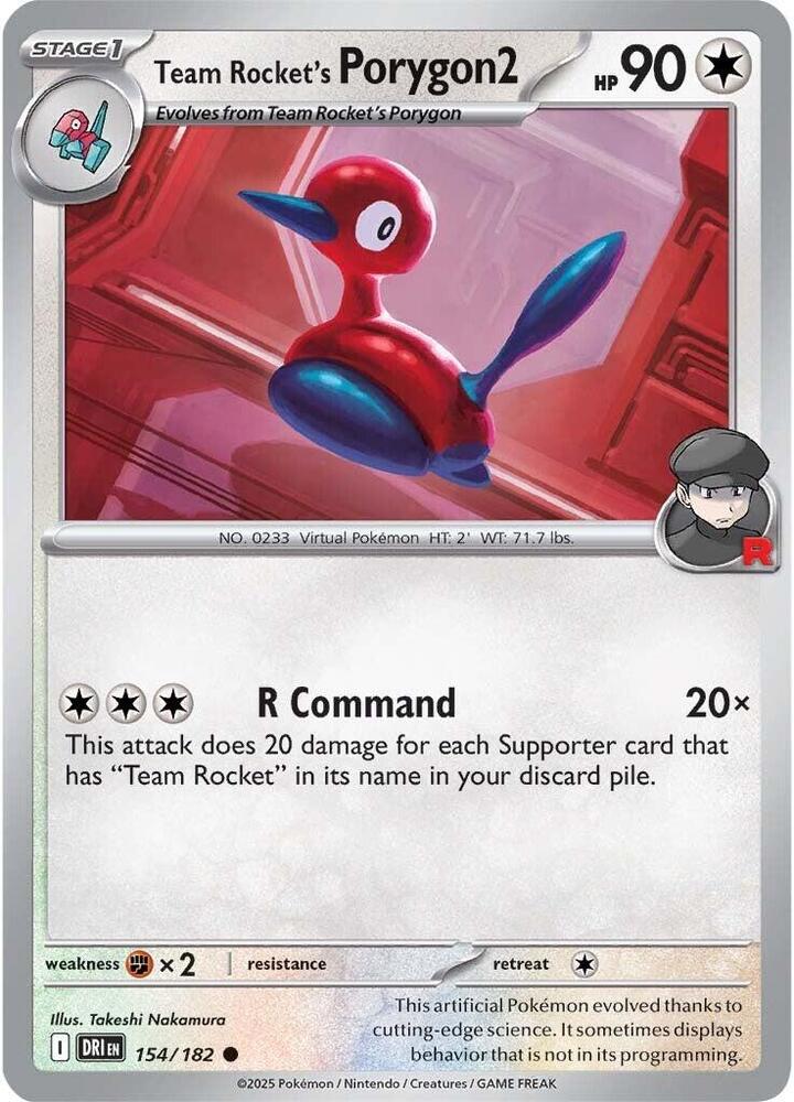 Team Rocket's Porygon2 (SV10: Destined Rivals)
